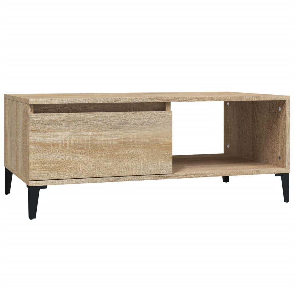 Coffee Table Sonoma Oak 90x50x36.5 cm Engineered Wood