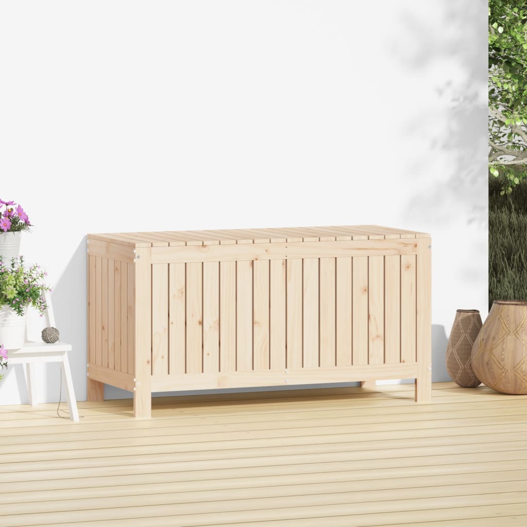 Garden Storage Box 115x49x60 cm Solid Wood Pine