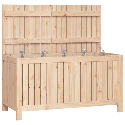 Garden Storage Box 121x55x64 cm Solid Wood Pine