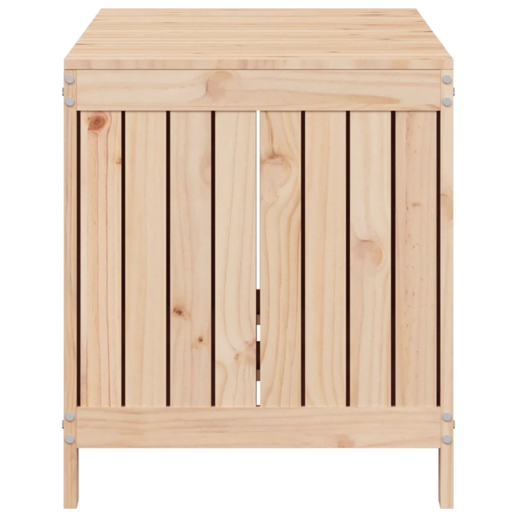 Garden Storage Box 121x55x64 cm Solid Wood Pine