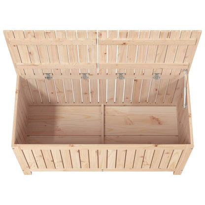 Garden Storage Box 121x55x64 cm Solid Wood Pine