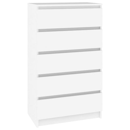 Drawer Cabinet White 60x36x103 cm Engineered Wood