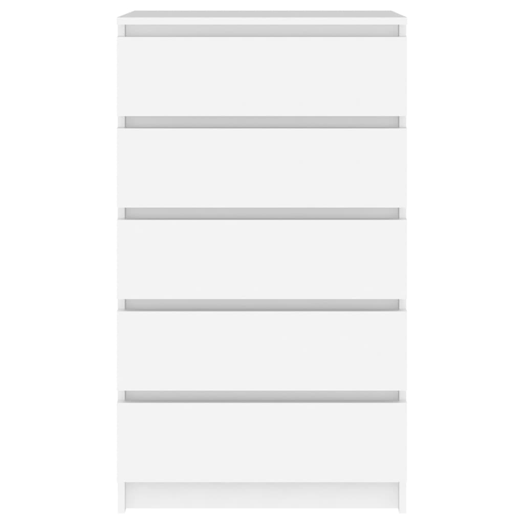 Drawer Cabinet White 60x36x103 cm Engineered Wood