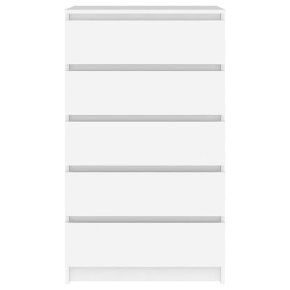 Drawer Cabinet White 60x36x103 cm Engineered Wood