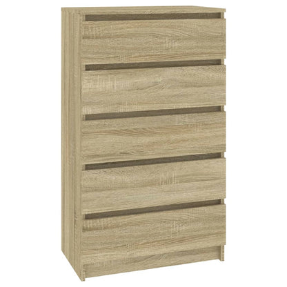 Drawer Cabinet Sonoma Oak 60x36x103 cm Engineered Wood