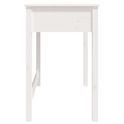 Desk with Drawers White 100x50x78 cm Solid Wood Pine