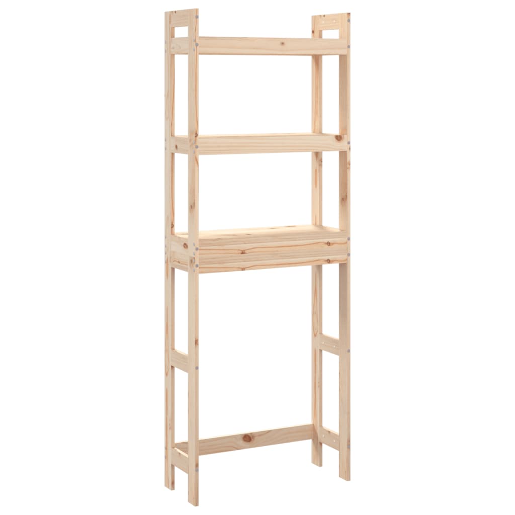 Toilet Rack 63x26x171 cm Solid Wood Pine