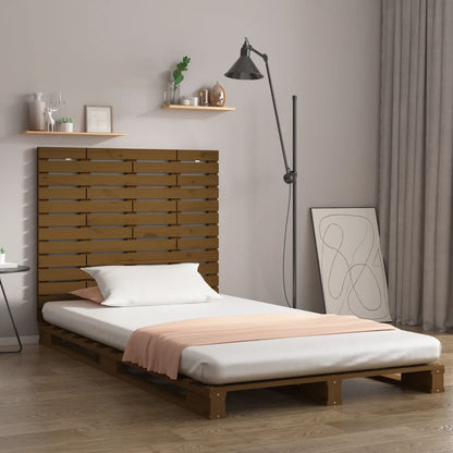 Wall Headboard Honey Brown 146x3x91.5 cm Solid Wood Pine