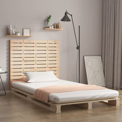 Wall Headboard 81x3x91.5 cm Solid Wood Pine