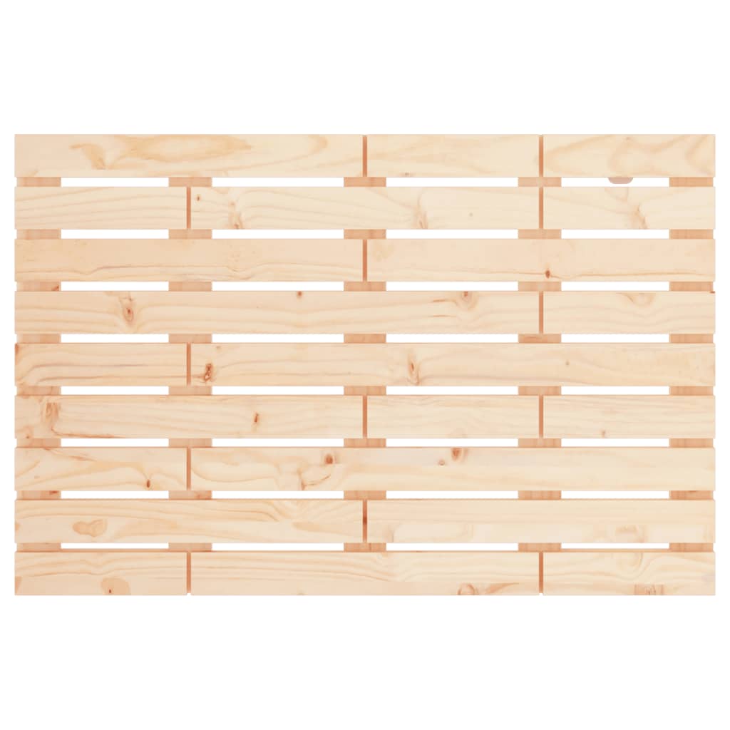 Wall Headboard 106x3x63 cm Solid Wood Pine