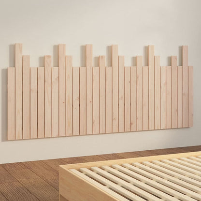 Wall Headboard 185x3x80 cm Solid Wood Pine