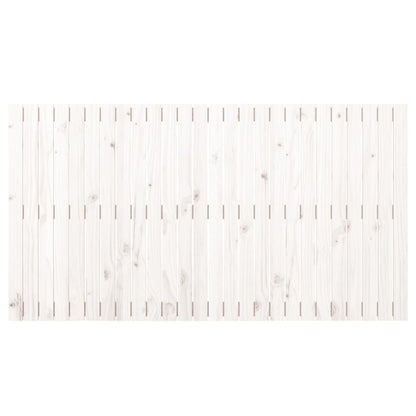 Wall Headboard White 166x3x90 cm Solid Wood Pine