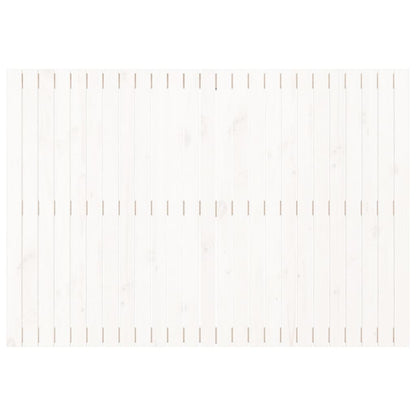 Wall Headboard White 159.5x3x110 cm Solid Wood Pine