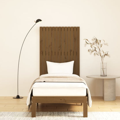 Wall Headboard Honey Brown 82.5x3x110 cm Solid Wood Pine