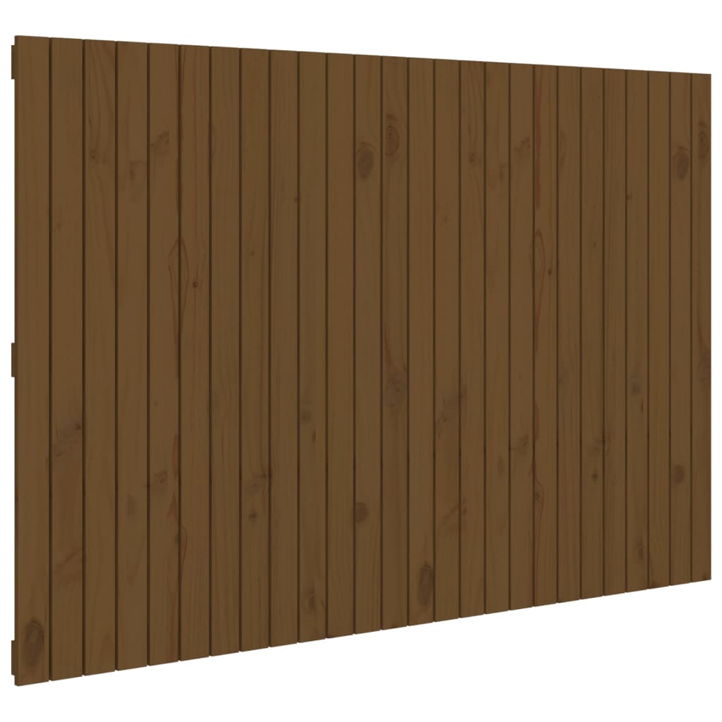 Wall Headboard Honey Brown 166x3x110 cm Solid Wood Pine