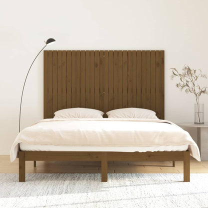 Wall Headboard Honey Brown 166x3x110 cm Solid Wood Pine