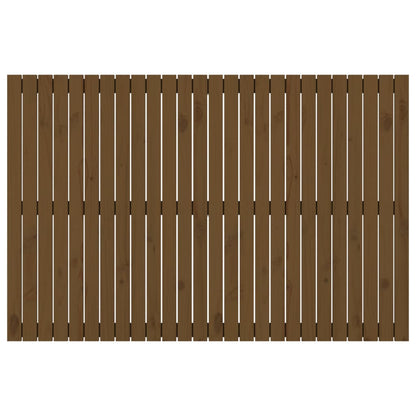 Wall Headboard Honey Brown 166x3x110 cm Solid Wood Pine