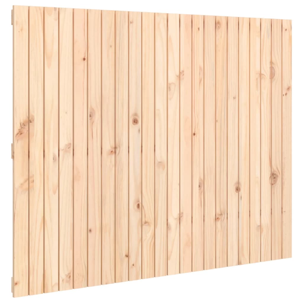 Wall Headboard 140x3x110 cm Solid Wood Pine