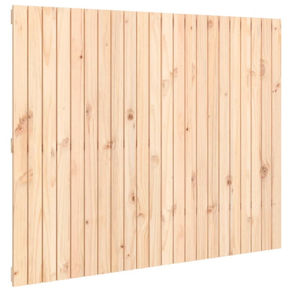 Wall Headboard 140x3x110 cm Solid Wood Pine