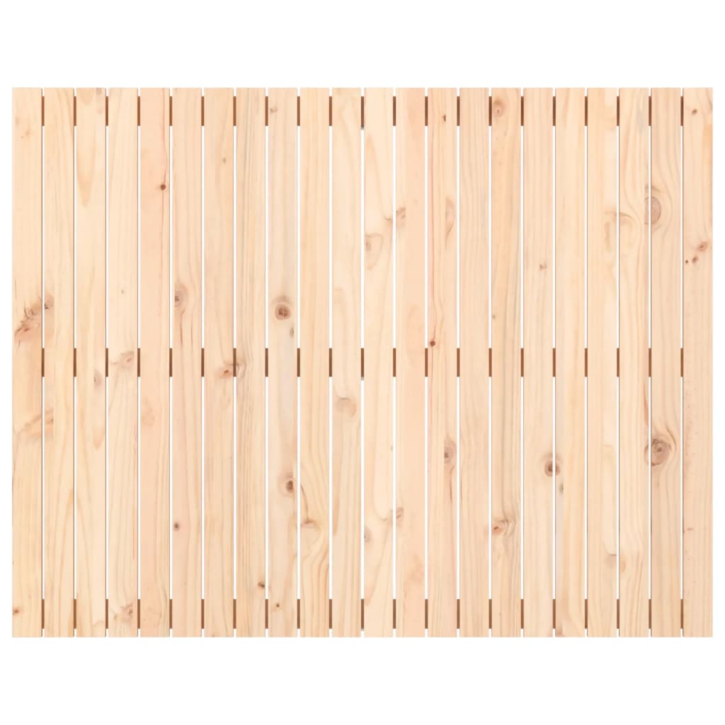 Wall Headboard 140x3x110 cm Solid Wood Pine