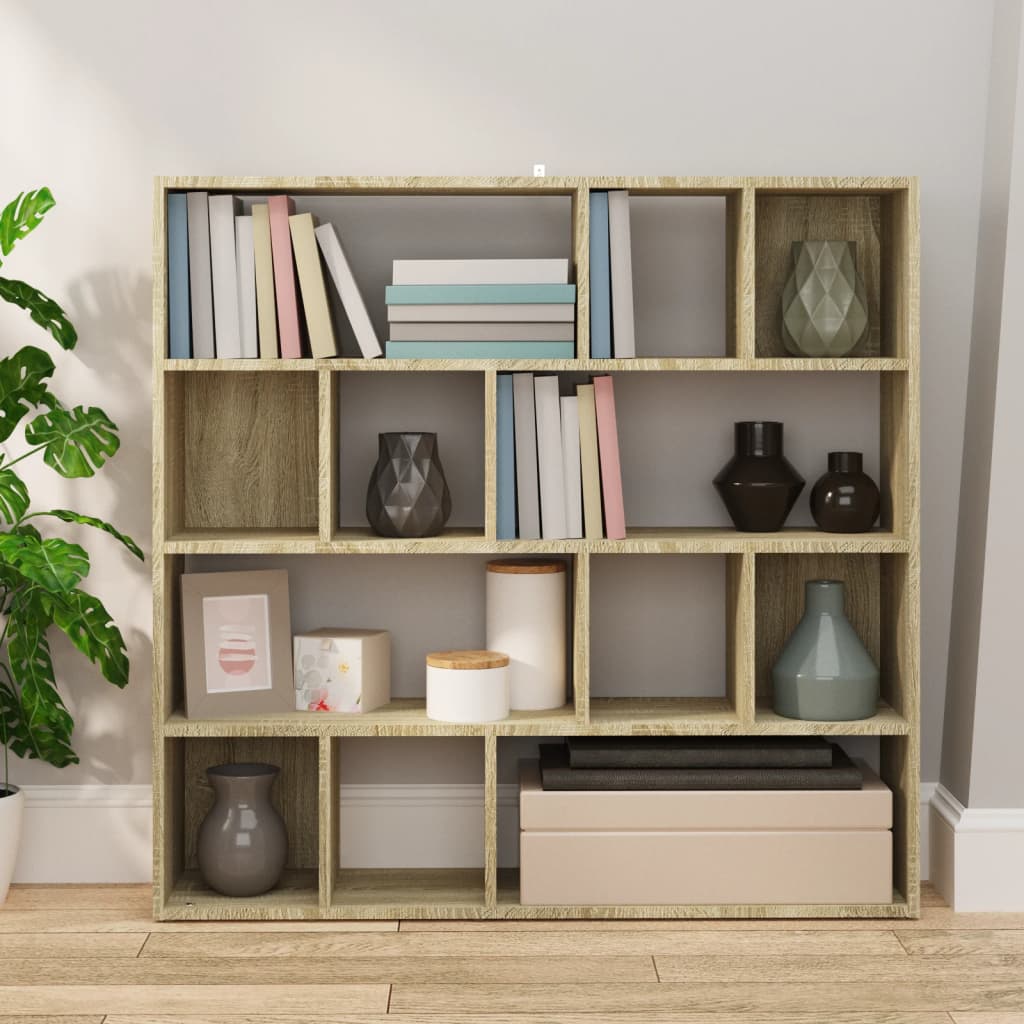 Book Cabinet/Room Divider Sonoma Oak 105x24x102 cm