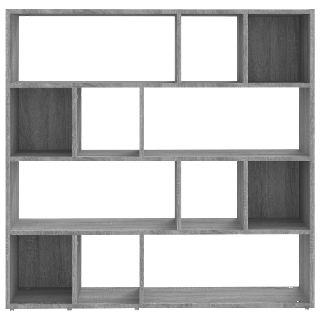 Book Cabinet/Room Divider Grey Sonoma 105x24x102 cm