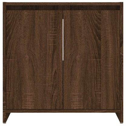 Bathroom Cabinet Brown Oak 60x33x61 cm Engineered Wood