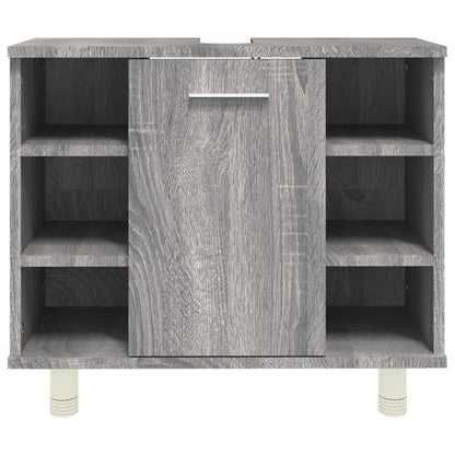 Bathroom Cabinet Grey Sonoma 60x32x53.5 cm Engineered Wood