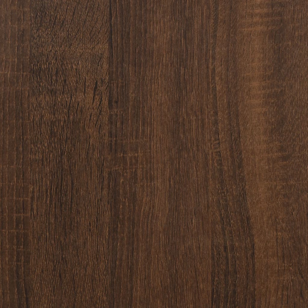 Book Cabinet Brown Oak 97.5x29.5x100 cm Engineered Wood