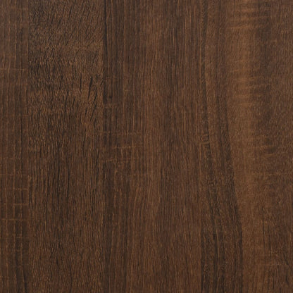 Book Cabinet Brown Oak 97.5x29.5x100 cm Engineered Wood