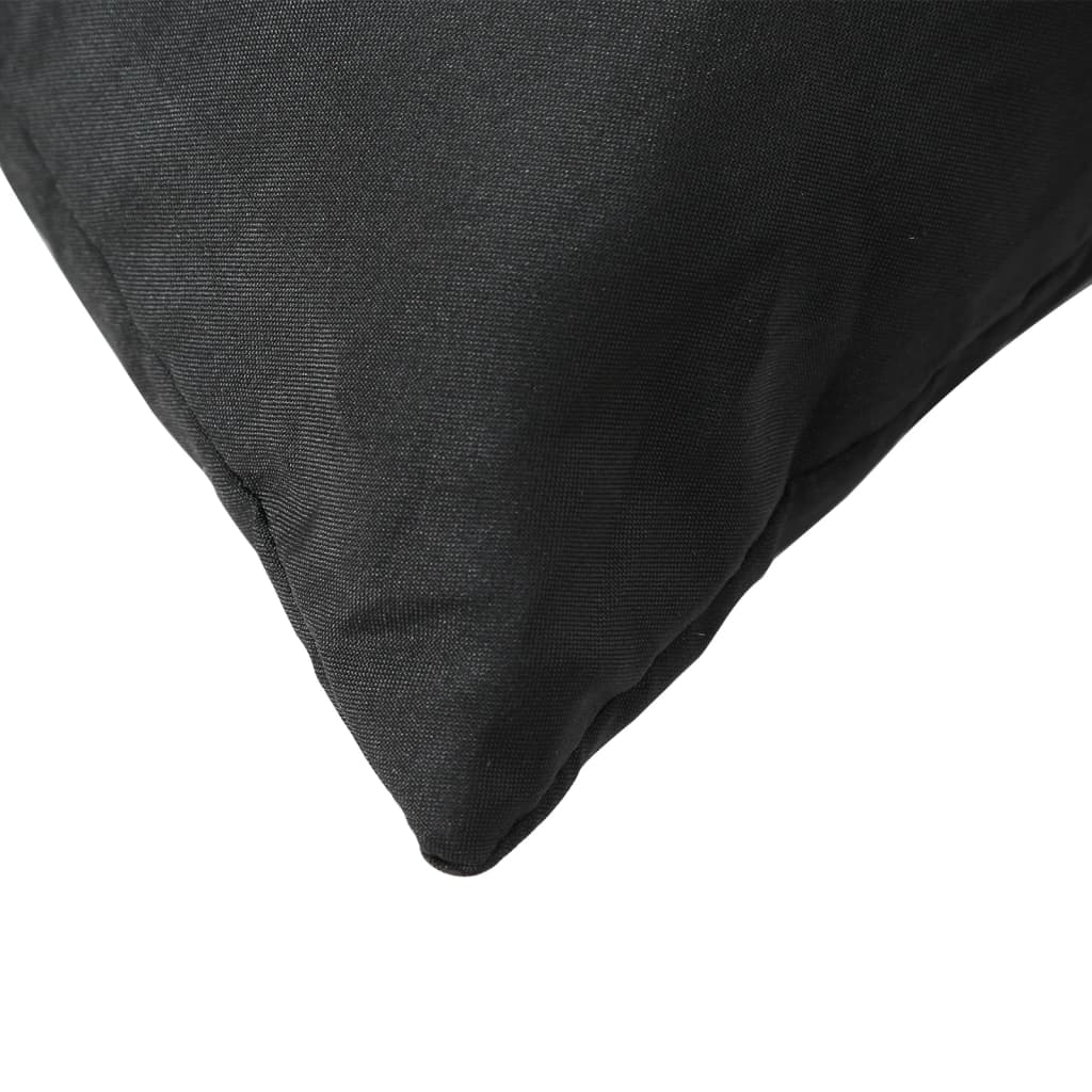 Sofa Cushions 4 pcs Black 40x40 cm Fabric