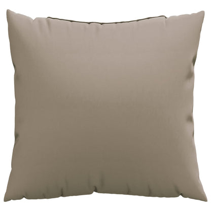 Sofa Cushions 4 pcs Taupe 40x40 cm Fabric