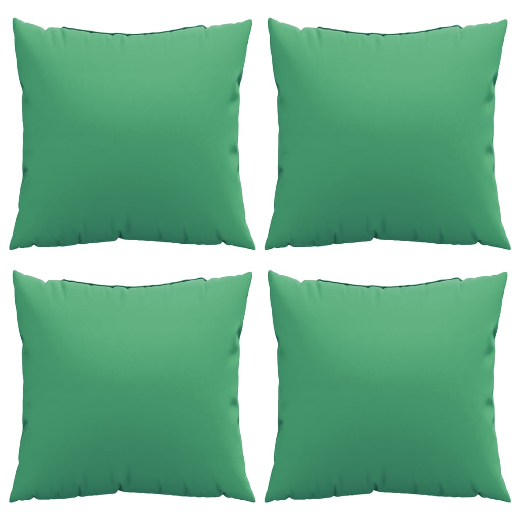 Sofa Cushions 4 pcs Green 50x50 cm Fabric