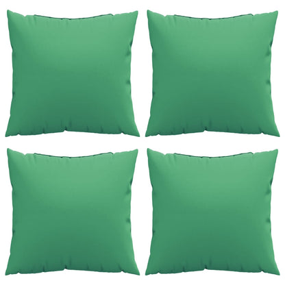 Sofa Cushions 4 pcs Green 50x50 cm Fabric