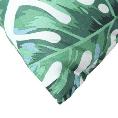 Sofa Cushions 4 pcs Leaf Pattern 50x50 cm Fabric