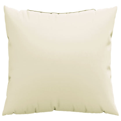 Sofa Cushions 4 pcs Cream 60x60 cm Fabric