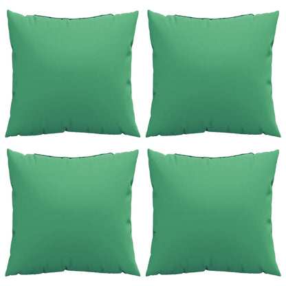 Sofa Cushions 4 pcs Green 60x60 cm Fabric