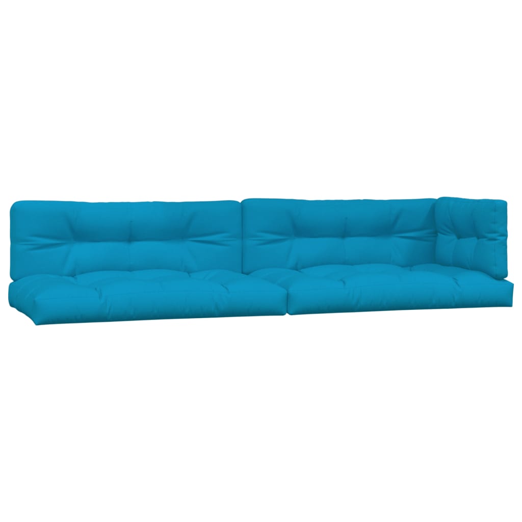 Pallet Cushions 5 pcs Blue Fabric