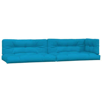 Pallet Cushions 5 pcs Blue Fabric