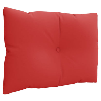 Pallet Cushions 3 pcs Red Fabric