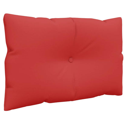 Pallet Cushions 3 pcs Red Fabric