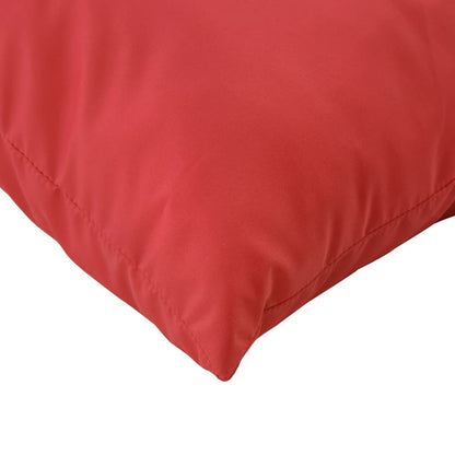 Pallet Cushions 3 pcs Red Fabric