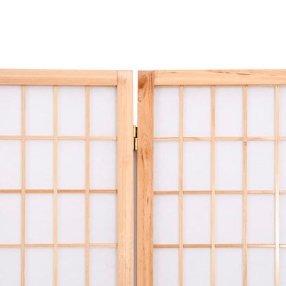 Folding 4-Panel Room Divider Japanese Style 160x170 cm