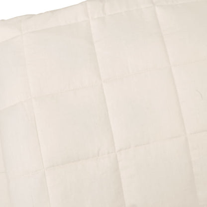 Weighted Blanket Light Cream 200x220 cm 13 kg Fabric