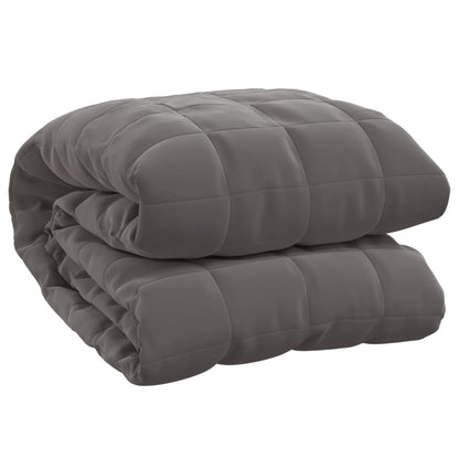 Weighted Blanket Grey 140x200 cm Single 6 kg Fabric