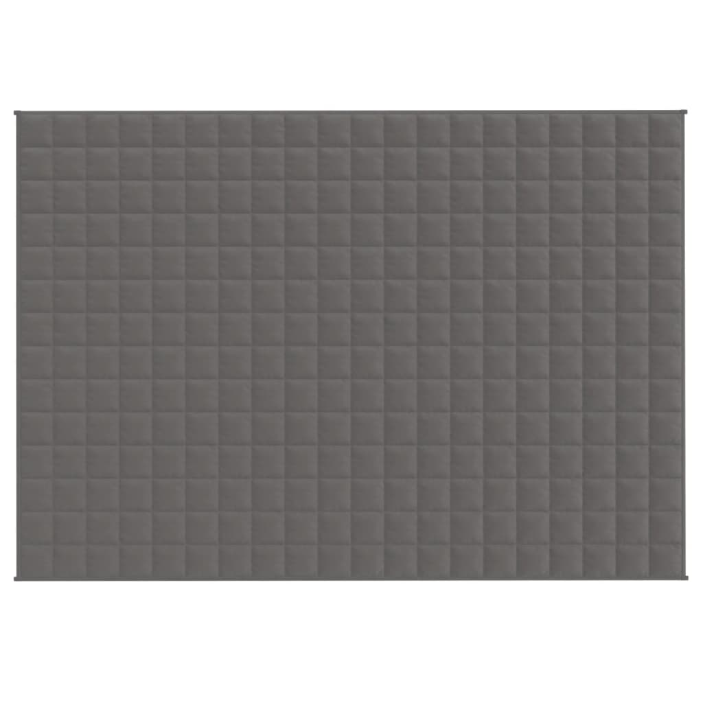 Weighted Blanket Grey 137x200 cm Single 10 kg Fabric