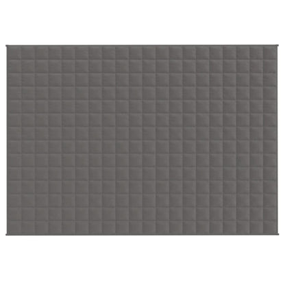 Weighted Blanket Grey 140x200 cm Single 10 kg Fabric