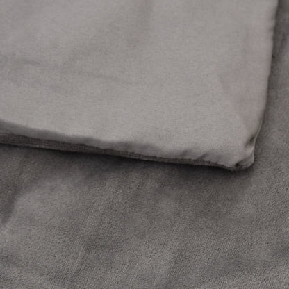 Weighted Blanket with Cover Grey 137x200 cm Single 10 kg Fabric