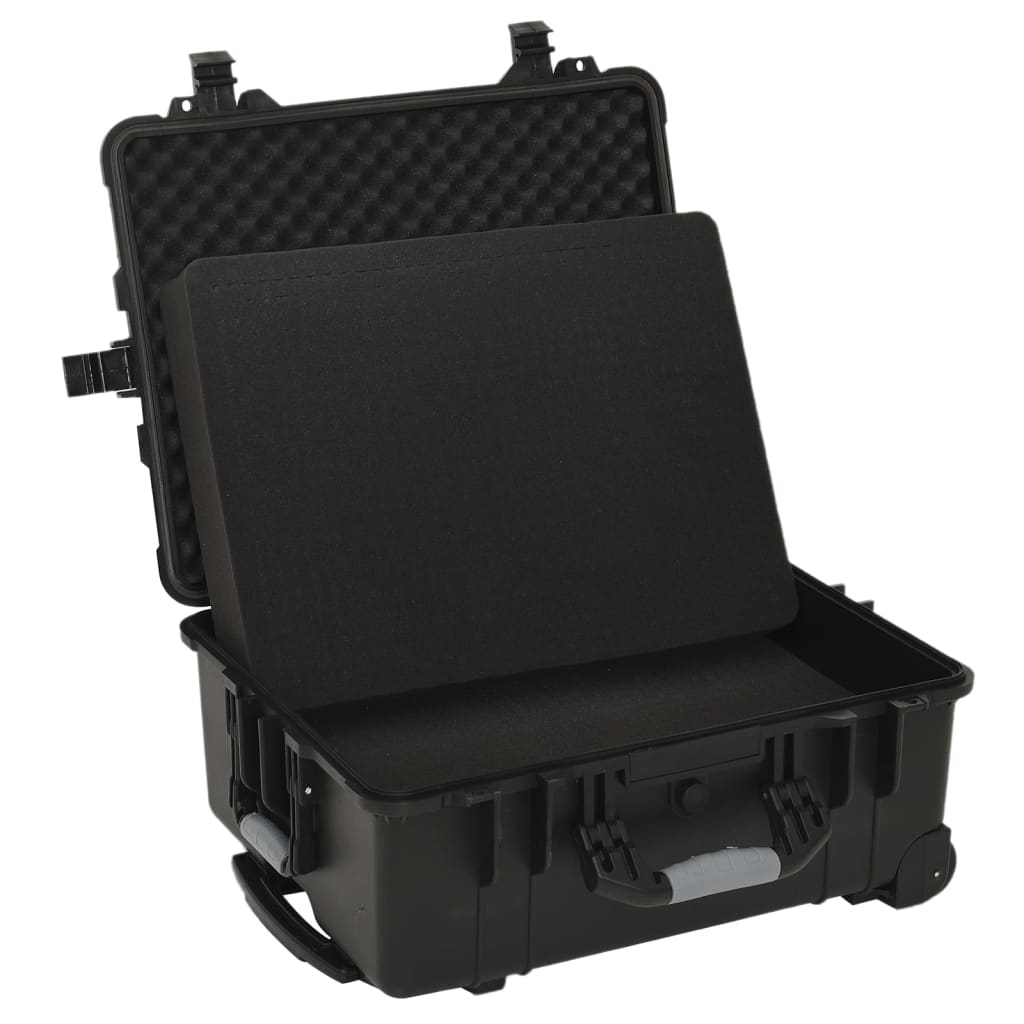 Wheeled Flight Case Black 58x45x27 cm PP