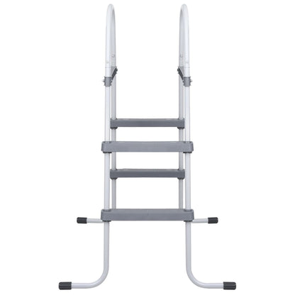 Pool Ladder Grey 84 cm Steel